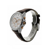 Buy Shop Hugo Boss Driver Quartz Silver Dial Brown Leather Strap Watch For Men - HB1512881 USA Online
