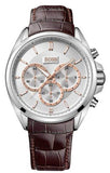 Buy Shop Hugo Boss Driver Quartz Silver Dial Brown Leather Strap Watch For Men - HB1512881 USA Online