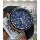 Buy Shop Hugo Boss Driver Sport Chronograph Blue Dial Black Leather Strap Watch for Men - 1513077 USA Online