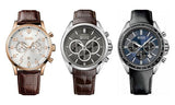 Buy Shop Hugo Boss Driver Sport Chronograph Blue Dial Black Leather Strap Watch for Men - 1513077 USA Online