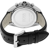 Buy Shop Hugo Boss Driver Sport Chronograph Blue Dial Black Leather Strap Watch for Men - 1513077 USA Online