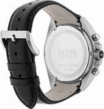 Buy Shop Hugo Boss Driver Sport Chronograph Blue Dial Black Leather Strap Watch for Men - 1513077 USA Online