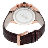 Buy Shop Hugo Boss Driver Sport Chronograph Brown Dial Brown Leather Strap Watch for Men - 1513093 USA Online