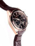 Buy Shop Hugo Boss Driver Sport Chronograph Brown Dial Brown Leather Strap Watch for Men - 1513093 USA Online