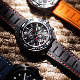 Buy Shop Hugo Boss Energy Chronograph Black Dial Black Silicon Strap Watch For Men - 1513969 USA Online