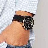 Buy Shop Hugo Boss Energy Chronograph Black Dial Black Silicon Strap Watch For Men - 1513969 USA Online