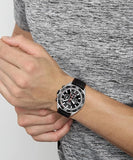 Buy Shop Hugo Boss Energy Chronograph Black Dial Black Silicon Strap Watch For Men - 1513969 USA Online