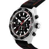 Buy Shop Hugo Boss Energy Chronograph Black Dial Black Silicon Strap Watch For Men - 1513969 USA Online
