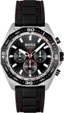 Buy Shop Hugo Boss Energy Chronograph Black Dial Black Silicon Strap Watch For Men - 1513969 USA Online