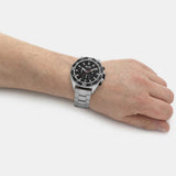 Buy Shop Hugo Boss Energy Chronograph Black Dial Silver Steel Strap Watch For Men - 1513971 USA Online