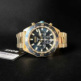 Buy Shop Hugo Boss Energy Chronograph Blue Dial Gold Steel Strap Watch For Men - 1513973 USA Online