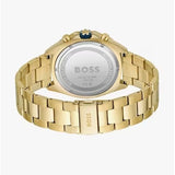 Buy Shop Hugo Boss Energy Chronograph Blue Dial Gold Steel Strap Watch For Men - 1513973 USA Online