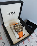 Buy Shop Hugo Boss Energy Chronograph Quartz Black Dial Orange Rubber Strap Watch For Men - 1513970 USA Online