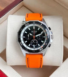 Buy Shop Hugo Boss Energy Chronograph Quartz Black Dial Orange Rubber Strap Watch For Men - 1513970 USA Online