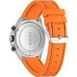 Buy Shop Hugo Boss Energy Chronograph Quartz Black Dial Orange Rubber Strap Watch For Men - 1513970 USA Online