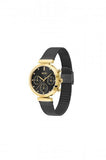 Buy Shop Hugo Boss Flawless Black Dial Black Mesh Bracelet Watch for Women - 1502627 USA Online