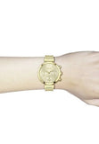 Buy Shop Hugo Boss Flawless Gold Dial Gold Steel Strap Watch for Women - 1502532 USA Online