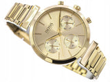 Buy Shop Hugo Boss Flawless Gold Dial Gold Steel Strap Watch for Women - 1502532 USA Online