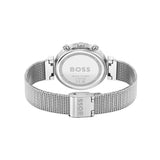 Buy Shop Hugo Boss Flawless Pink Dial Silver Mesh Bracelet Watch for Women - 1502625 USA Online