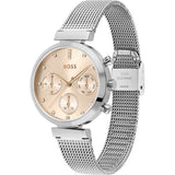 Buy Shop Hugo Boss Flawless Pink Dial Silver Mesh Bracelet Watch for Women - 1502625 USA Online