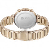 Buy Shop Hugo Boss Flawless Quartz White Dial Gold Steel Strap Watch for Women -1502531 USA Online