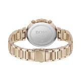 Buy Shop Hugo Boss Flawless Quartz White Dial Gold Steel Strap Watch for Women -1502531 USA Online
