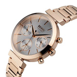 Buy Shop Hugo Boss Flawless Quartz White Dial Gold Steel Strap Watch for Women -1502531 USA Online