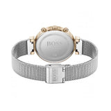 Buy Shop Hugo Boss Flawless Silver Dial Silver Mesh Bracelet Watch for Women -1502551 USA Online