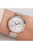 Buy Shop Hugo Boss Flawless Silver Dial Silver Mesh Bracelet Watch for Women -1502551 USA Online