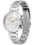Buy Shop Hugo Boss Flawless Silver Dial Silver Steel Strap Watch for Women - 1502530 USA Online