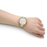 Buy Shop Hugo Boss Flawless White Dial Gold Mesh Bracelet Watch for Women - 1502552 USA Online