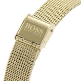 Buy Shop Hugo Boss Flawless White Dial Gold Mesh Bracelet Watch for Women - 1502552 USA Online