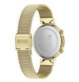 Buy Shop Hugo Boss Flawless White Dial Gold Mesh Bracelet Watch for Women - 1502552 USA Online