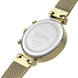 Buy Shop Hugo Boss Flawless White Dial Gold Mesh Bracelet Watch for Women - 1502552 USA Online