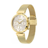 Buy Shop Hugo Boss Flawless White Dial Gold Mesh Bracelet Watch for Women - 1502552 USA Online