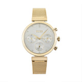 Buy Shop Hugo Boss Flawless White Dial Gold Mesh Bracelet Watch for Women - 1502552 USA Online