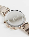 Buy Shop Hugo Boss Flawless White Dial Gold Mesh Bracelet Watch for Women - 1502553 USA Online