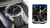 Buy Shop Hugo Boss Globetrotter Black Dial Black Silicone Strap Watch for Men - 1513820 USA Online