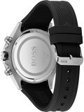 Buy Shop Hugo Boss Globetrotter Black Dial Black Silicone Strap Watch for Men - 1513820 USA Online