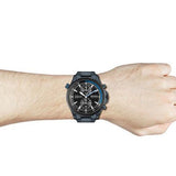 Buy Shop Hugo Boss Globetrotter Black Dial Black Steel Strap Watch for Men - 1513824 USA Online
