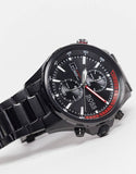 Buy Shop Hugo Boss Globetrotter Black Dial Black Steel Strap Watch for Men - 1513825 USA Online