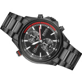 Buy Shop Hugo Boss Globetrotter Black Dial Black Steel Strap Watch for Men - 1513825 USA Online