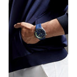 Buy Shop Hugo Boss Globetrotter Blue Dial Blue Silicone Strap Watch for Men - 1513821 USA Online