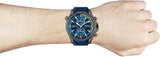 Buy Shop Hugo Boss Globetrotter Blue Dial Blue Silicone Strap Watch for Men - 1513821 USA Online