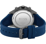 Buy Shop Hugo Boss Globetrotter Blue Dial Blue Silicone Strap Watch for Men - 1513821 USA Online