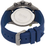 Buy Shop Hugo Boss Globetrotter Blue Dial Blue Silicone Strap Watch for Men - 1513821 USA Online