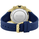 Buy Shop Hugo Boss Globetrotter Blue Dial Blue Silicone Strap Watch for Men - 1513822 USA Online