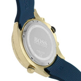 Buy Shop Hugo Boss Globetrotter Blue Dial Blue Silicone Strap Watch for Men - 1513822 USA Online