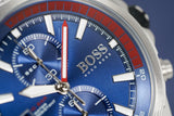 Buy Shop Hugo Boss Globetrotter Blue Dial Silver Steel Strap Watch for Men - 1513823 USA Online