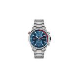 Buy Shop Hugo Boss Globetrotter Blue Dial Silver Steel Strap Watch for Men - 1513823 USA Online